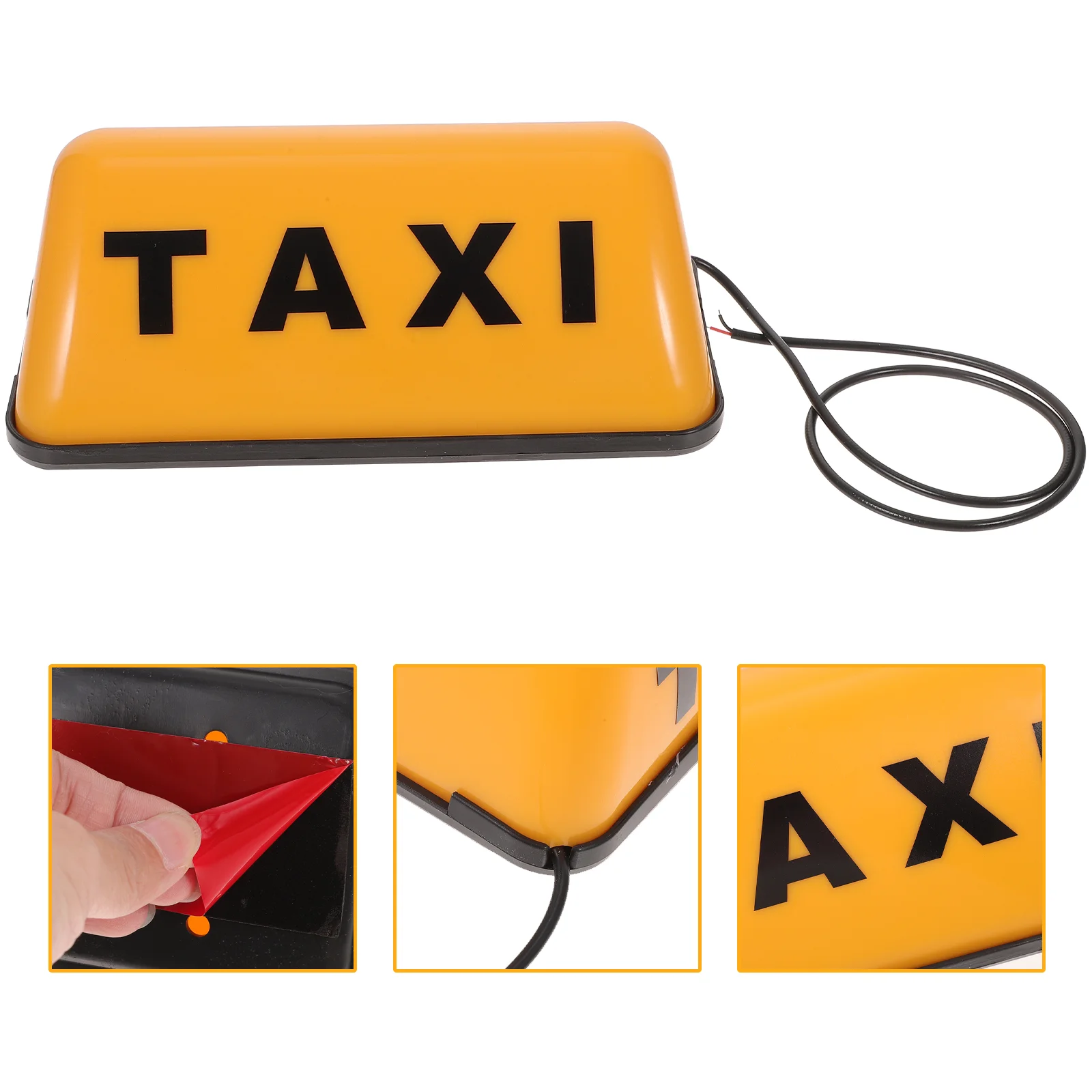 

Taxi Dome Light Car LED Lamp Sign Cab Magnetic Signs 12V Roof Illuminated Large