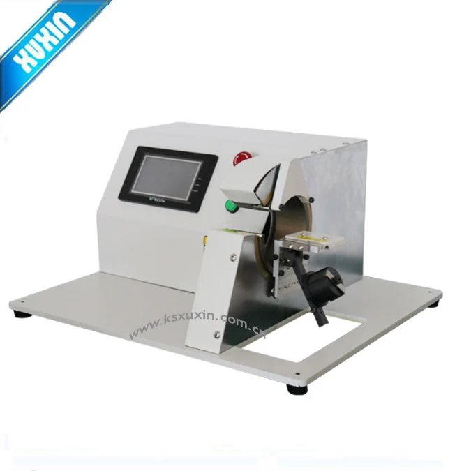 

Electric tape wrapping machine for wire