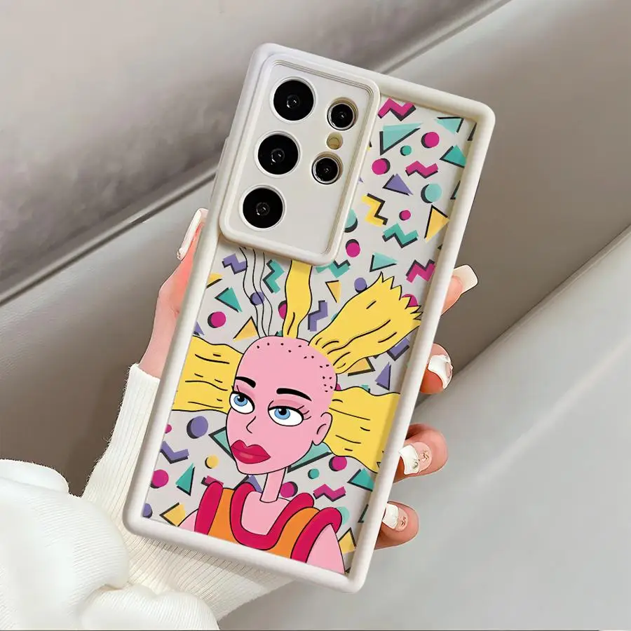 R-cFunny Phone Case for S21 S23 S22 S24 Plus Ultra S20 FE Matte