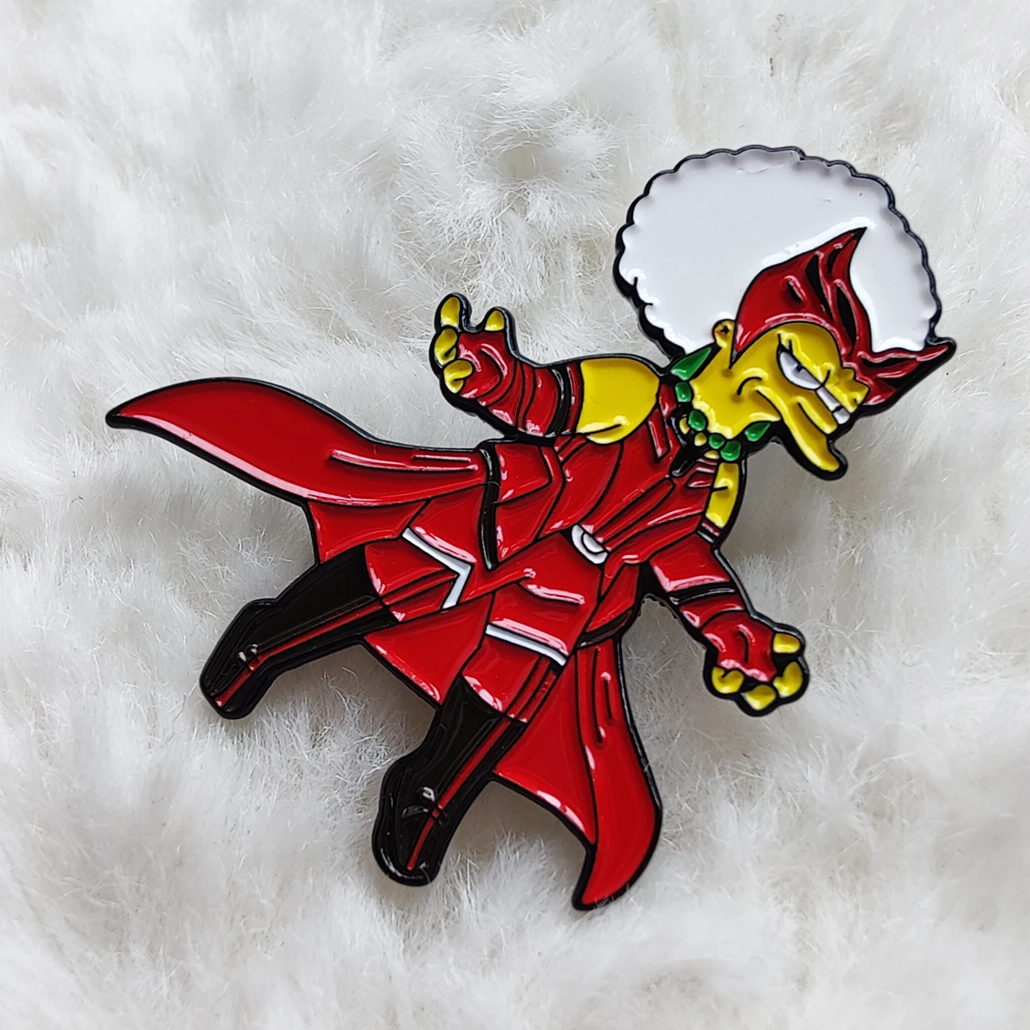 Симпсоны Косплей Вишневая ведьма Ванда Максимофф Элизабет Олсен Эмалевый значок Значок на прищепке Металлическая брошь Ювелирные изделия Аксессуар
