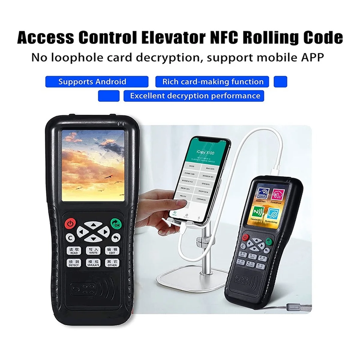 Устройство чтения копировальных устройств NFC RFID-карт устройство смарт-карт