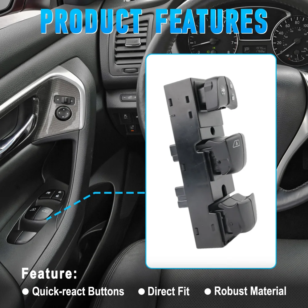 Фото Для NISSAN FRONTIER 2013-2018 254013DF0B 254013TA5A переключатель стеклоподъемника №4