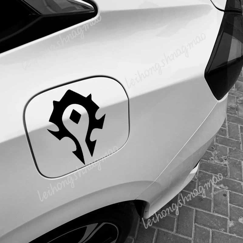 Фото Высечка World of Warcraft WOW The Horde, автомобильные наклейки, декоративные автомобильные бамперы, лобовое стекло, царапины, покрывающие виниловые наклейки №4