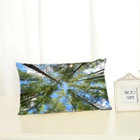 3d pillow case pillowcase custom decorative pillow cover bedding forest drop ship