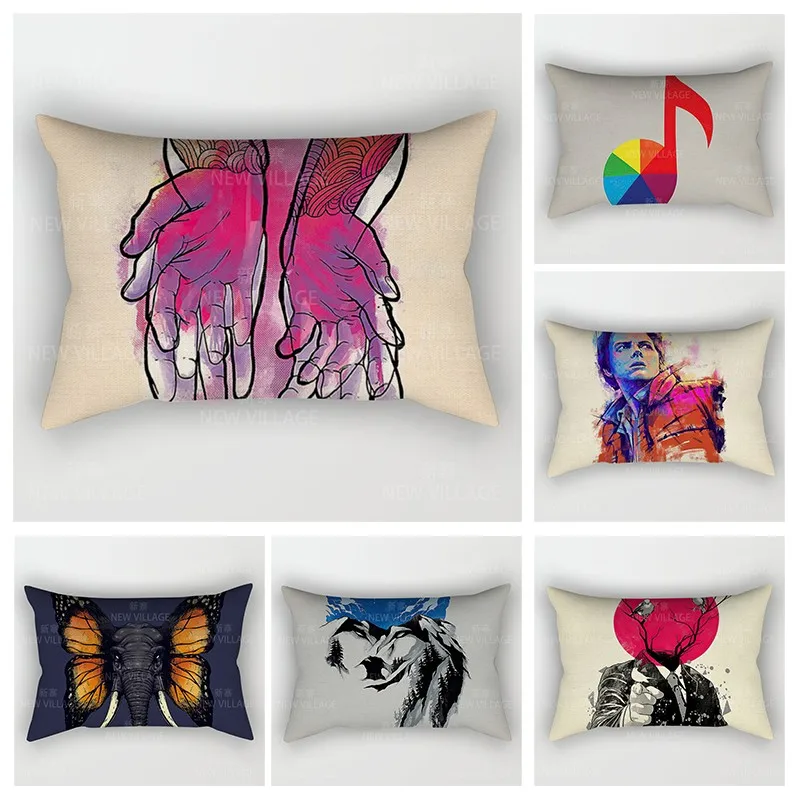 

Скандинавский осенний домашний декор 30*50, чехол для диванной подушки, чехол для дивана, чехол для дивана, 30x50 см, 40x60 40*60, бохо, винтажная манда...