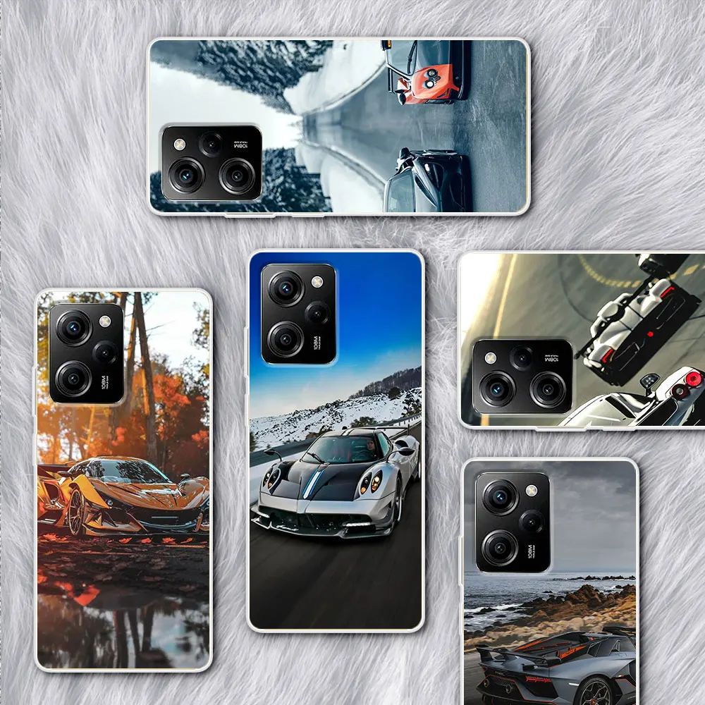 

Transparent Case for Xiaomi Poco X5 X3 NFC M4 X4 Pro 5G M3 F3 F2 M2 Pocophone F1 TPU Phone Cover Mi 12T Pro Sport Car Cool