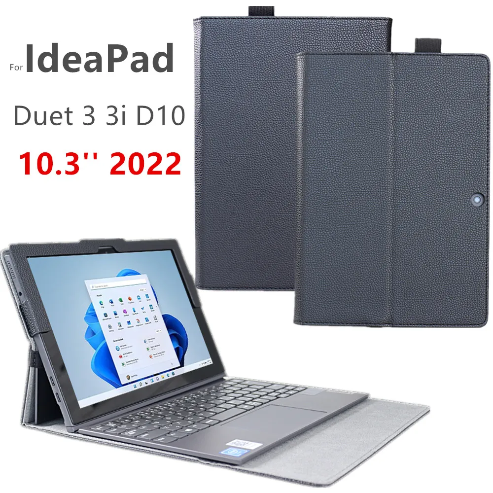 Case for 2022 Lenovo IdeaPad Duet 3i 10IGL5 10.3 inch Laptop Cover Shell for Lenovo IdeaPad Duet 3 350i 10.3‘’ PU Leather Cases