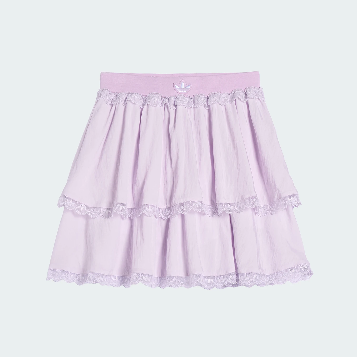 Фото Оригинальная детская балетная юбка Adidas Clover с милым кружевом и коротким подолом LF9108 №2