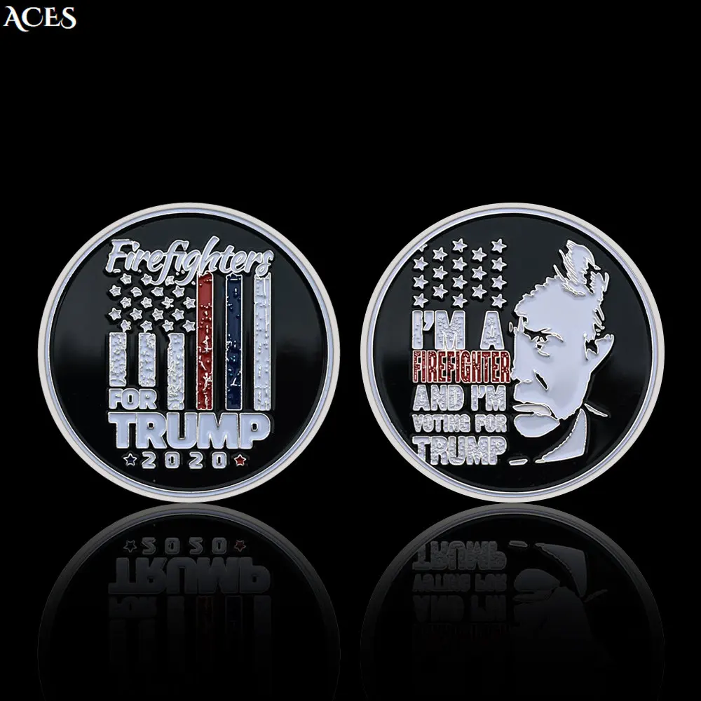 

2020 Donald Trump SILVER Coin Collectibles US President Commemorative Coin In Capsule Festival Gift