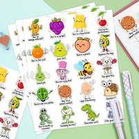 100pcs cute reward stickers roll with word motivational stickers for school teacher kids student stationery stickers kids