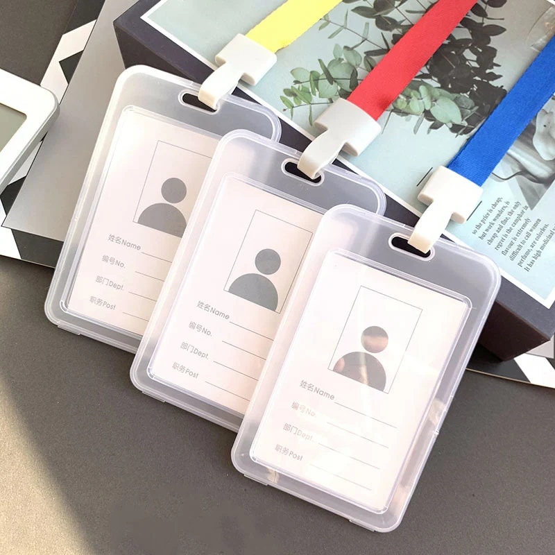 

Men‘s ID Business Working Credit Card Holder for Women Identification Card Carnet Holder Nurse Doctor Retractable Card Holder