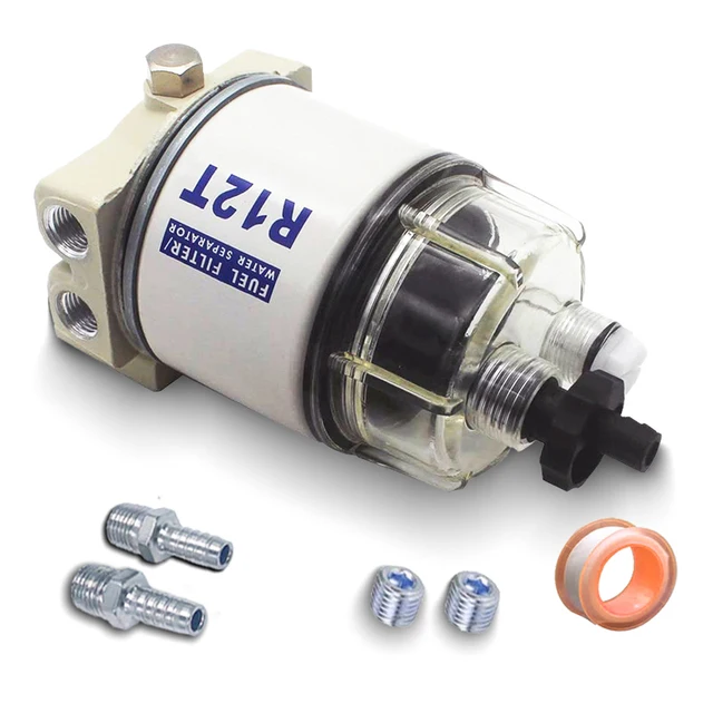 

Топливный/Водяной сепаратор R12T, дизельный двигатель для Racor 140R 120AT S3240 NPT ZG1/4-19, автомобильные запчасти, полный комплект