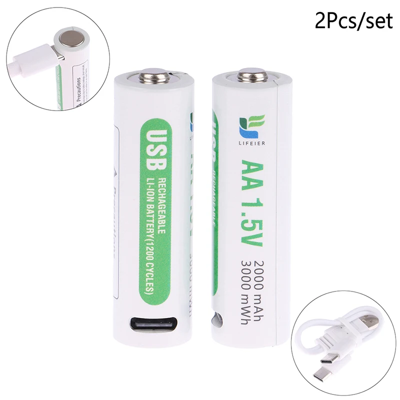 

1.5V AAA battery 3000mWh USB rechargeable li-ion battery for Watches and radios electronic games smoke alarms Lanterns DVD MP3