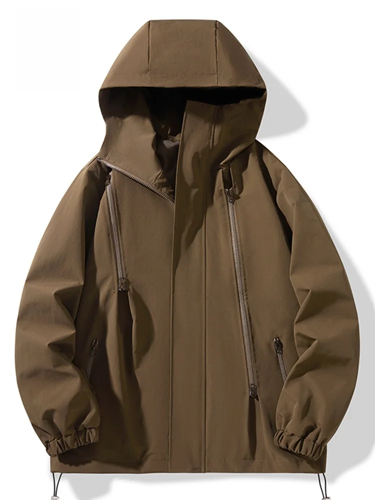 Senma up Geniolamode Jacket Весенне-осенняя мужская черная куртка с капюшоном Японский