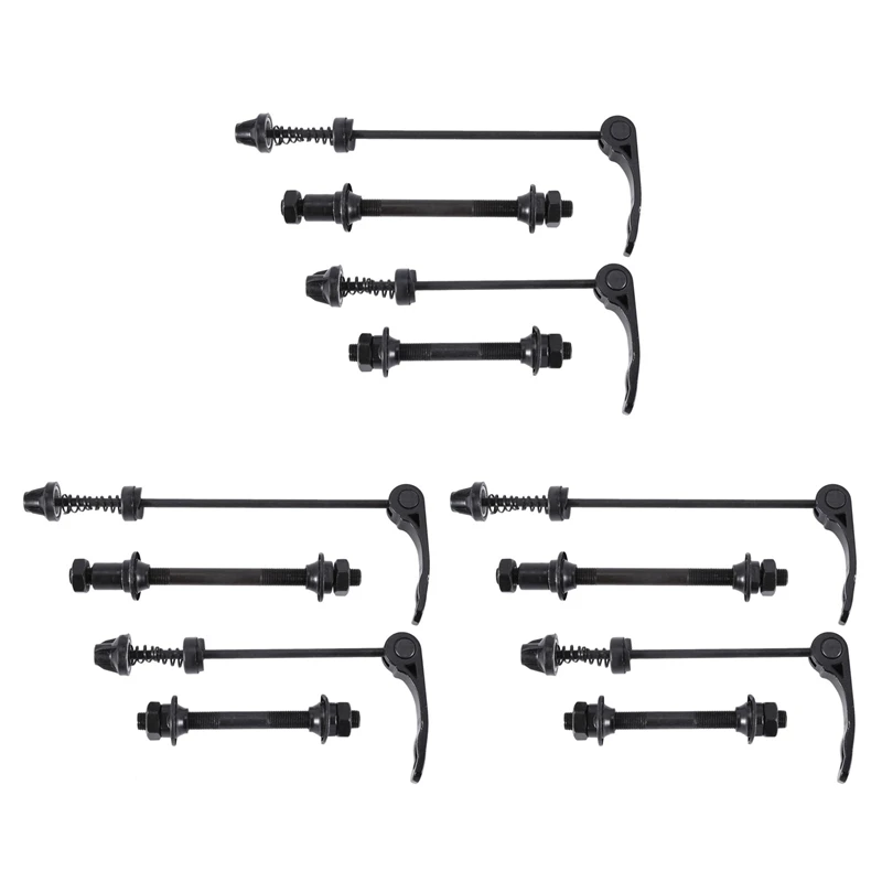 

Bike Axle Quick Release Front Rear Bicycle Axle Wheel Hub Fit For Road Bike, Mountain Bike, MTB, BMX ((3 Set))
