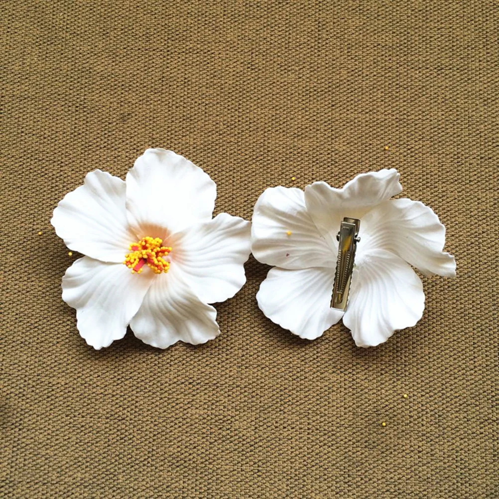 

9pcs Plumeria Flower Hair Clips for Hawaiian Plumeria Hair Clips Hawaii Hair Clip Flower Set Beach Wedding Hair Clip