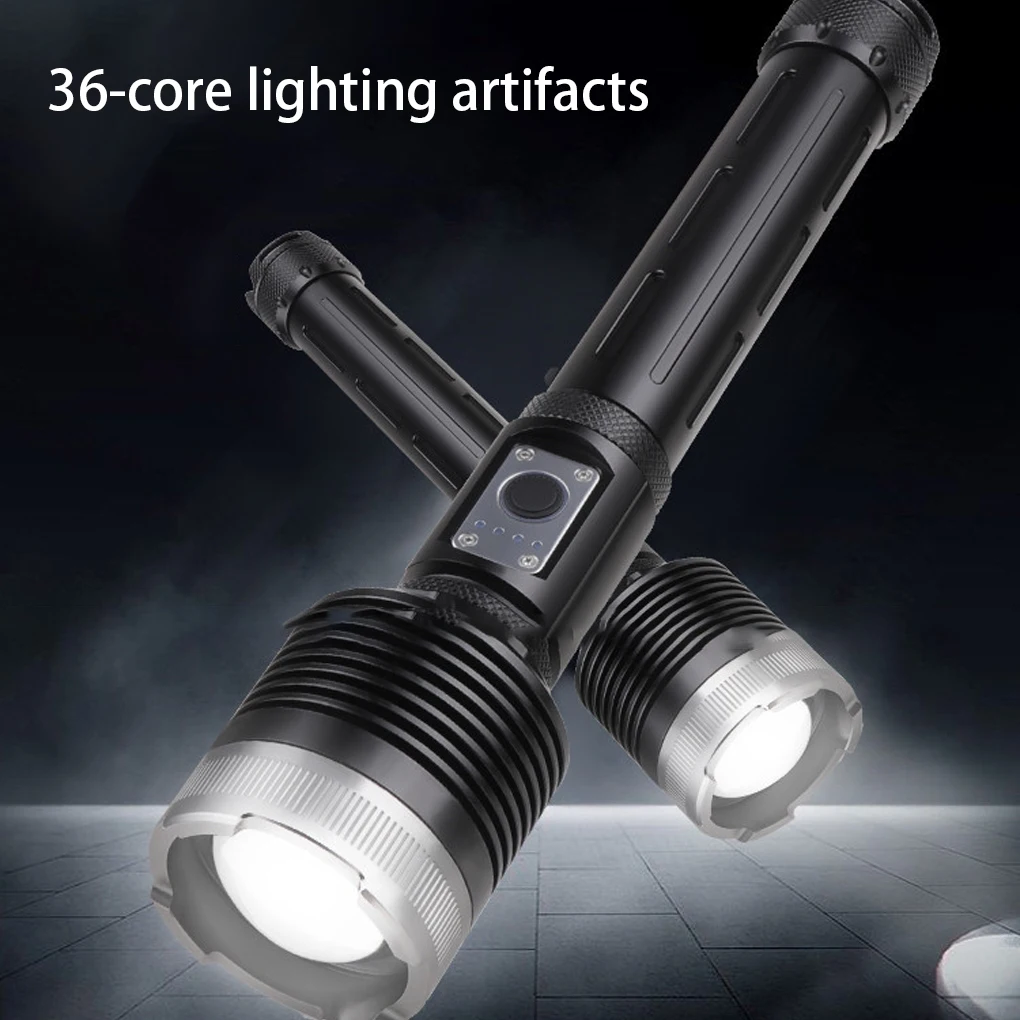 

Flashlight XHP360 Micro Lamp Press Switch Outdoor Lighting Camping