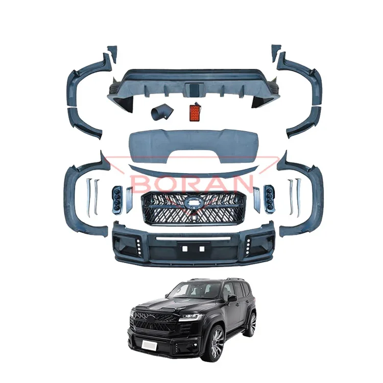 Автомобильные аксессуары задняя губа в стиле WALD с подсветкой комплект переднего