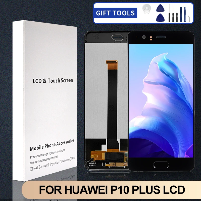 

1 шт., сенсорный ЖК-экран 5,5 дюйма для Huawei P10 Plus