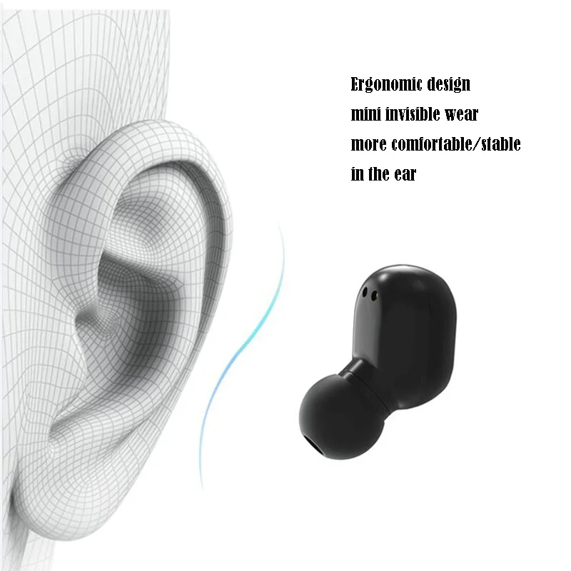 Headset Earphone Led BT Earbuds 5.3 TWS In-ear Headphones LED Digital Display Wireless Earbud Wireless Charging Case enlarge