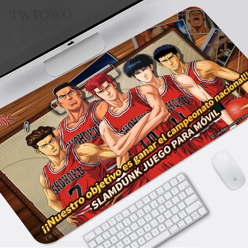 

Anime Slam Dunk Mouse Pad Gaming XL Custom Home Computer Large Mousepad XXL Mouse Mat Carpet Office Natural Rubber Table Mat