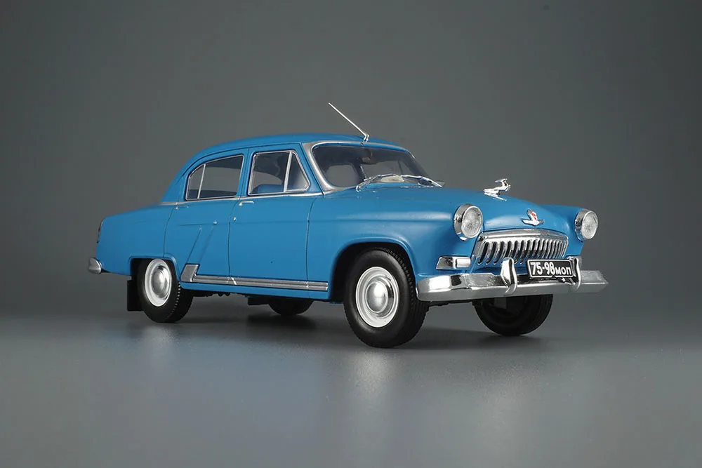 GORKY 21I VOLZHSKY CAR 1957 BLUE (USSR RUSSIAN) LEGENDARY SOVIET CARS #1 | ГОРЬКИЙ 21И ВОЛЖСКИЙ АВТОМОБИ Игрушки и