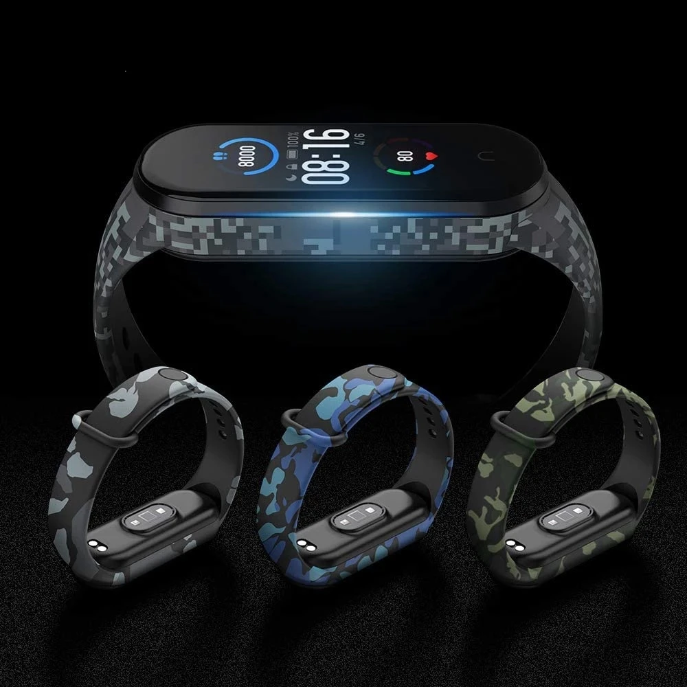 Ремешок для Xiaomi Mi Band 7 силиконовый из термопластичного полиуретана (TPU)