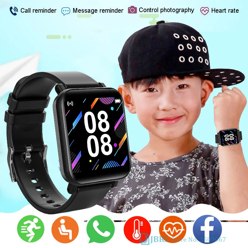

2021 New Children Kids Smart Watch Girls Boys Sport Smartwatch Heart Rate Monitor Smart Clock Electronic Smart-watch For 10-18