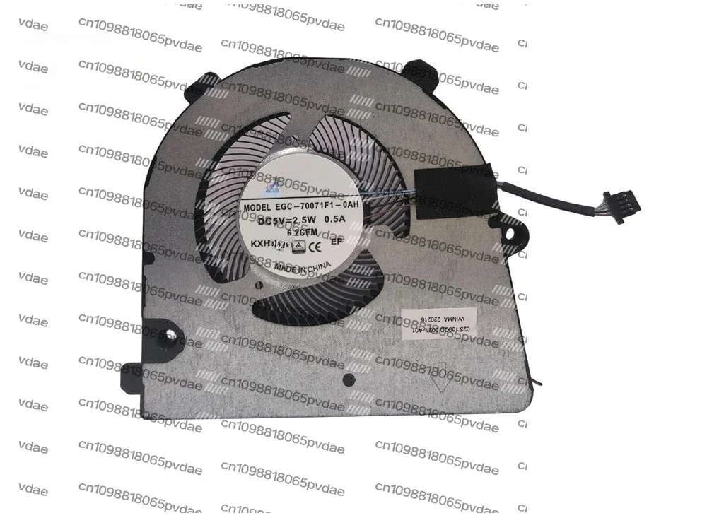 Фото Вентилятор охлаждения процессора EGC-70071F1-0AH DFS5K22115572P DC5V 0.5A 4-контактный для GEEKOM Mini IT8 Mini Air IT11 03K0V6 3K0V6. №4
