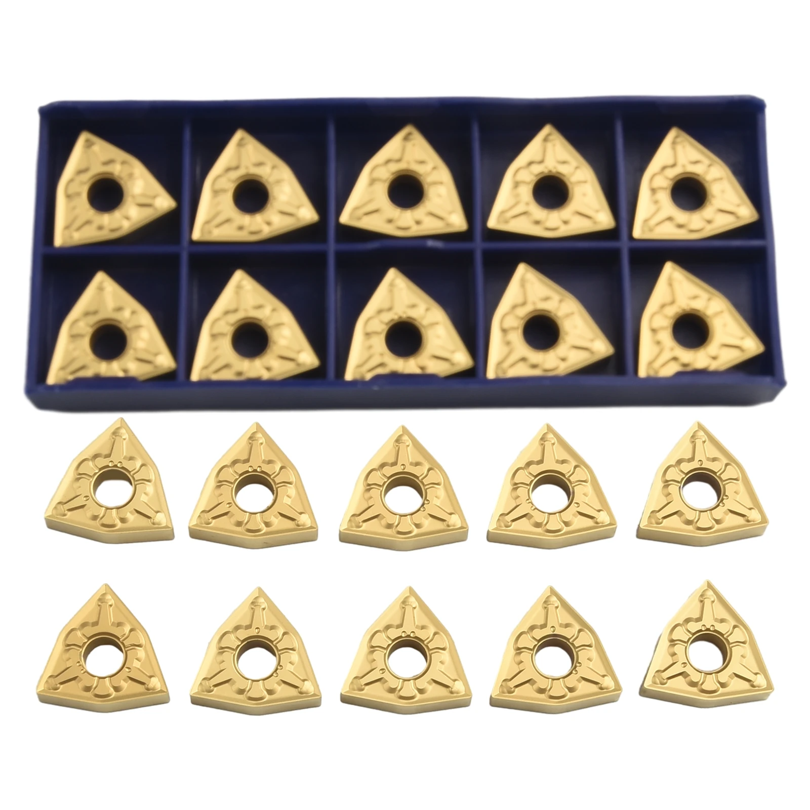 

Efficient Semi Finishing Carbide Inserts for Steel 10pcs WNMG080408TM LF9018 Inserts Offers Improved Machining Efficiency
