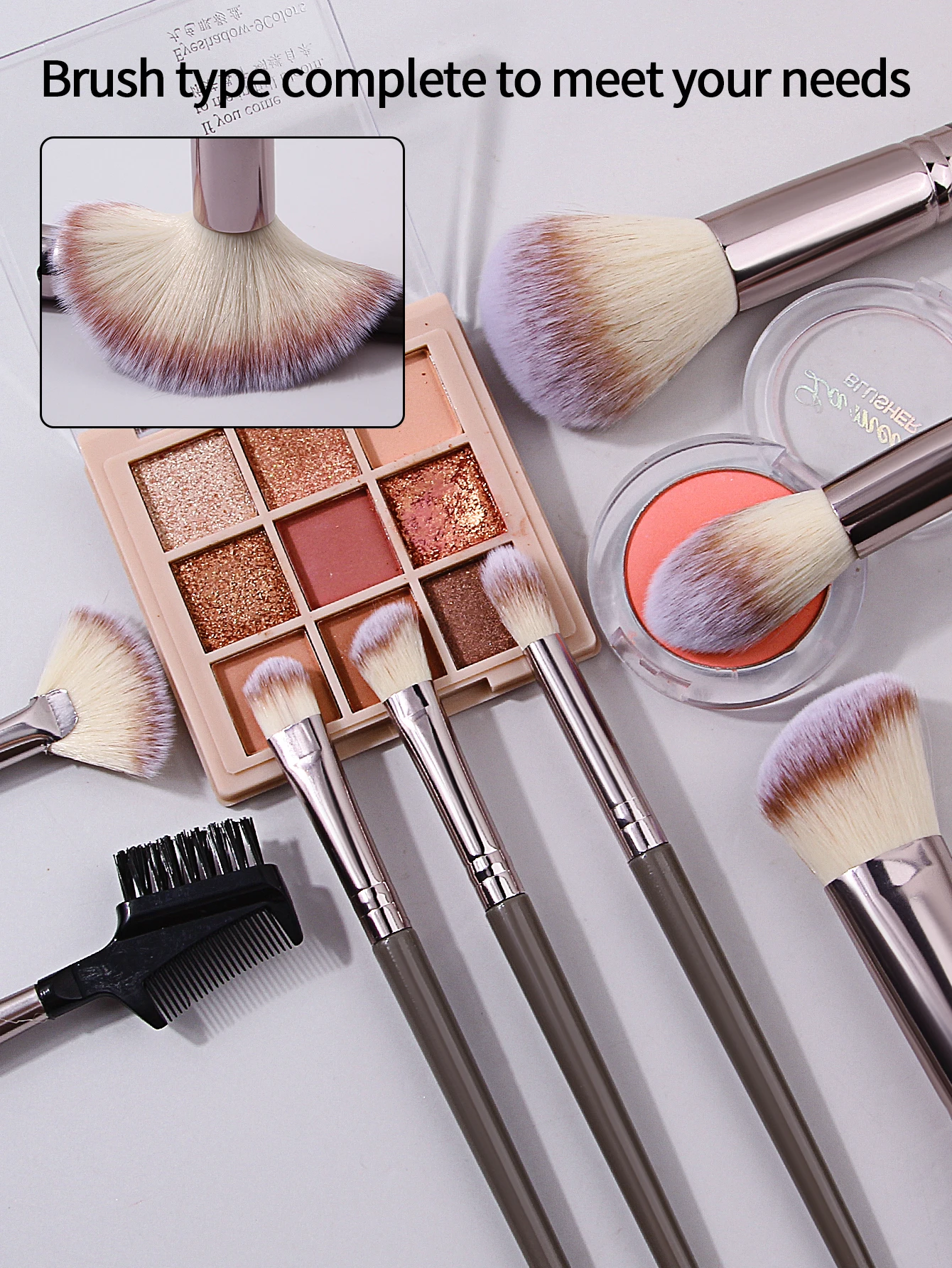 Набор Кистей Для Макияжа Из 27 Предметов С 15 Кистями Kny 9 Губками 1 Кистью Чистки