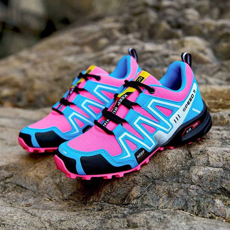 2023 Spring And Autumn New Outdoor Off Road Running Shoes Lightweight And Breathable Mountaineering Women's Shoes Hiking Shoes