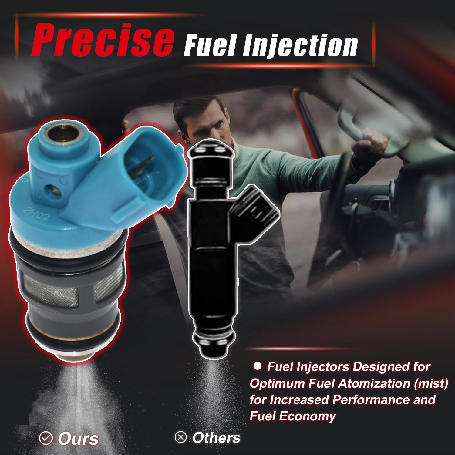 4 шт. 23250-75070 топливная форсунка для Toyota Hilux RZN14 Hiace RZH1 Dyna RZY2 1RZE 23209-75070 23209-79115 2325075070