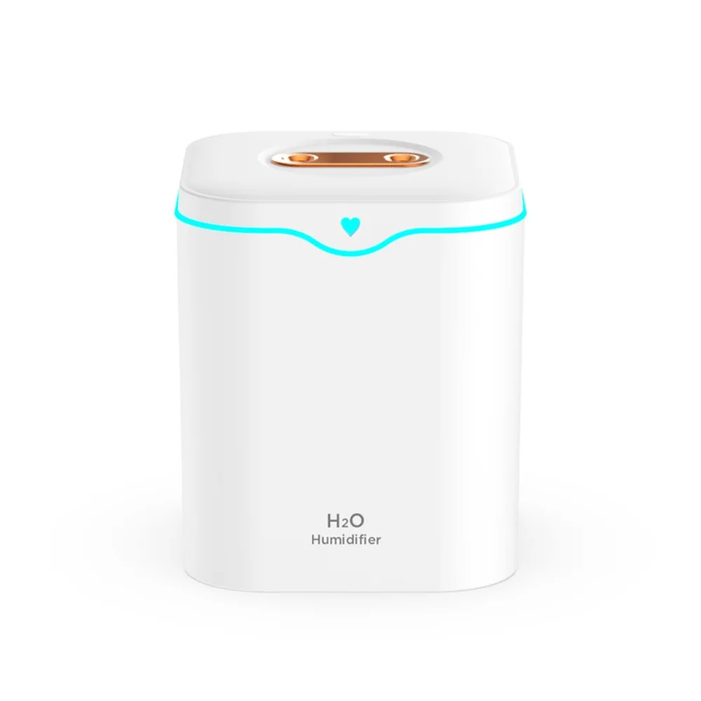 

USB-ультразвуковой Увлажнитель Воздуха 2000 Мл С Двойным Выходом Тумана, Большой Резервуар Для Воды Для Ароматерапии