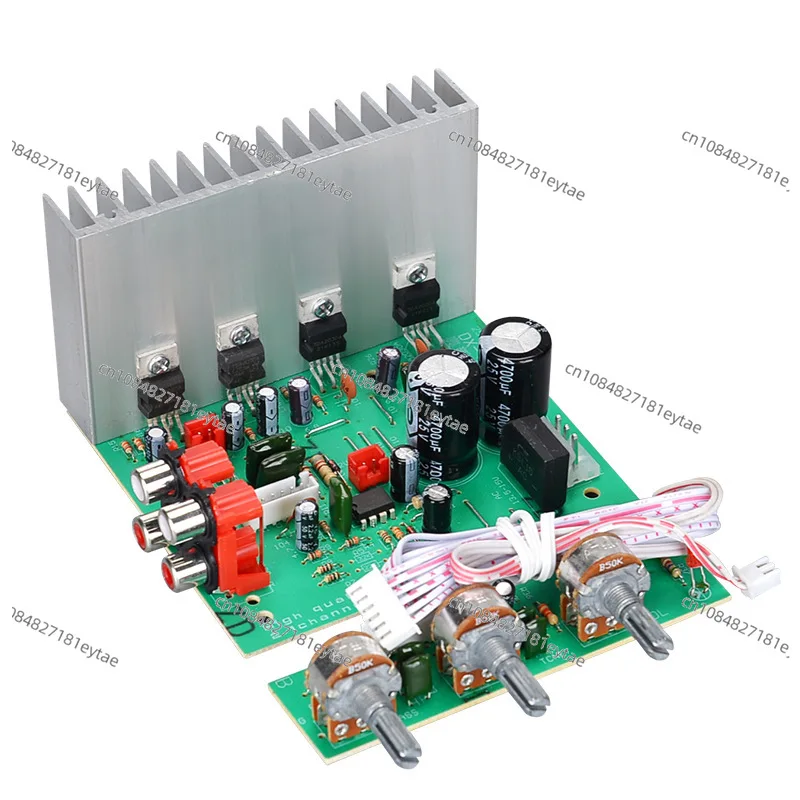 DX-418 2 1 канала панель усилителя мощности сабвуфера 60Wx3