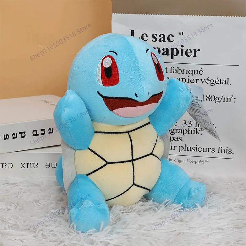 Фото Оригинальные плюшевые игрушки Pokemon, мягкие плюшевые куклы-животные: Чармандер, Сквиртл, Гроулит, Пикачу, Бульбазавр, Мью, Снорлакс, Джиглипф, подарок №2