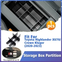 for toyota highlander crown kloger 2020 2021 2022 2023 storage box partition replacing the organizer compartment accessories