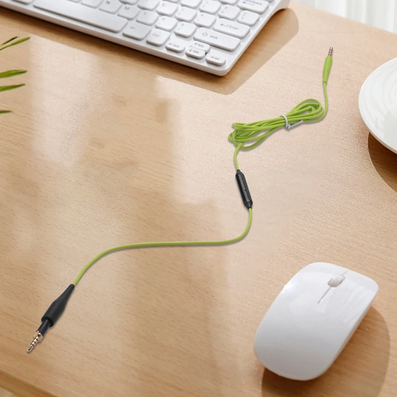 Сменный аудиокабель с регулятором громкости микрофона для наушников AKG K430 K450 K451