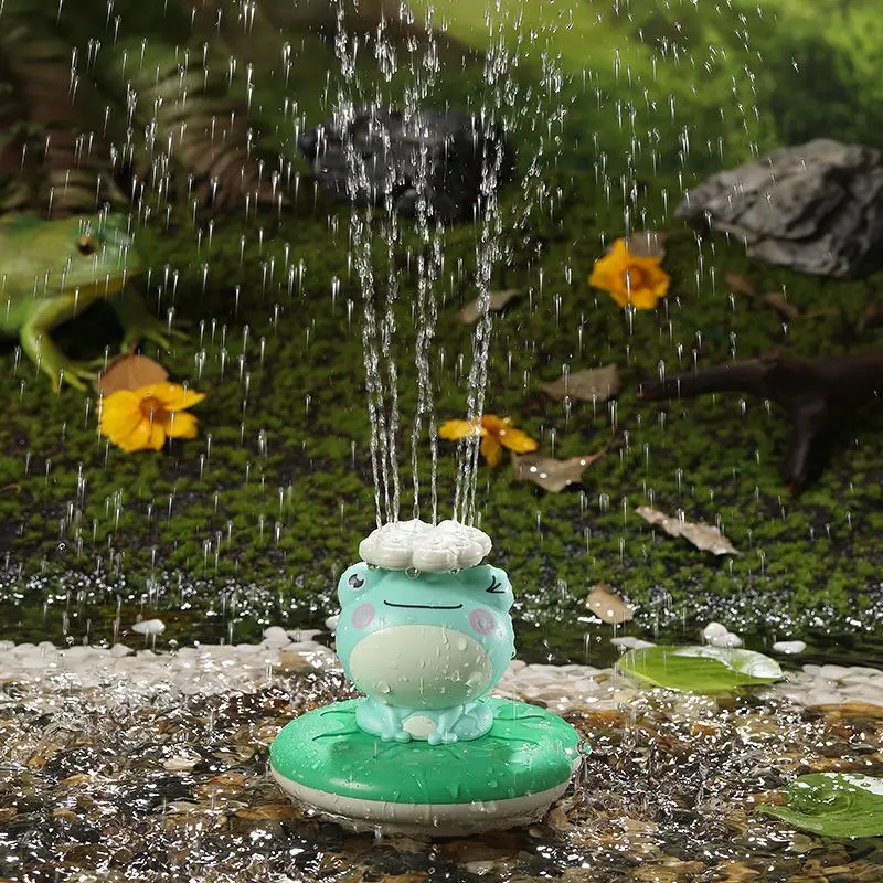 Детские Игрушки для ванны зеленая лягушка спринклер душа электрический спрей