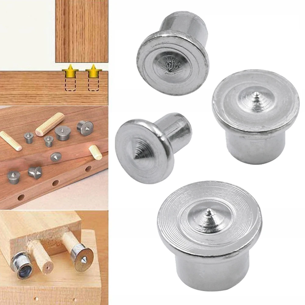 

4pcs Dowel Centre Point Pins Wood Timber Marker Hole Tenon Center DIY Locator Wooden Pin Center Punching Accessories 6/8/10/12mm