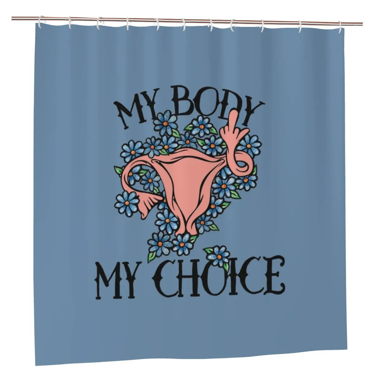 

Права на прерывание беременности феминистские занавески для душа занавески для ванной комнаты Pro Choice My Body My Choice индивидуальный тканевый экр...
