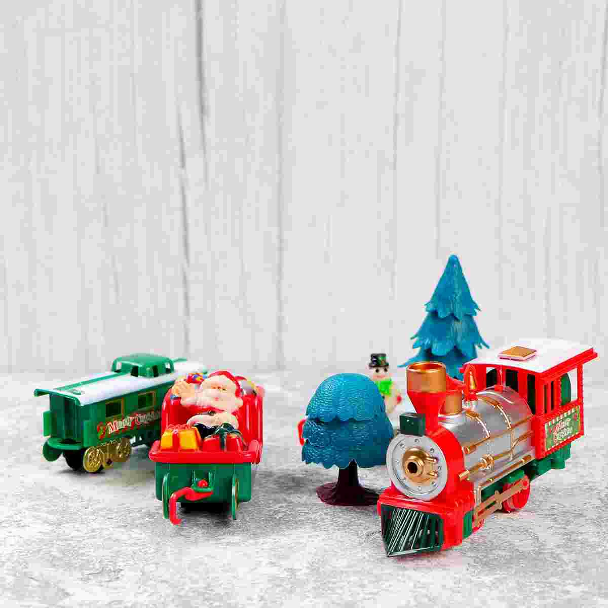 

1pc Mini Electric Christmas Train with Lights Christmas Gift for Toddler Children