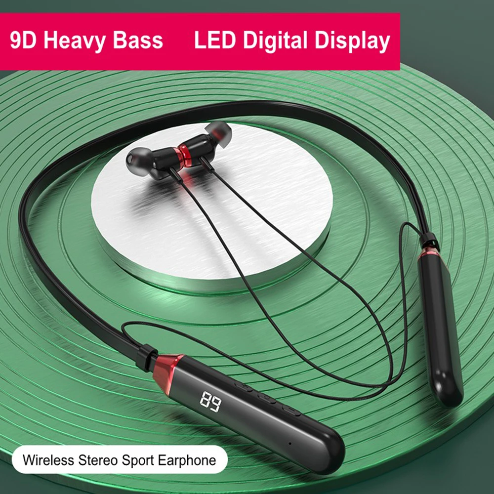 Спортивные Bluetooth-наушники с шейным ободом спортивные наушники-вкладыши HIFI-звук