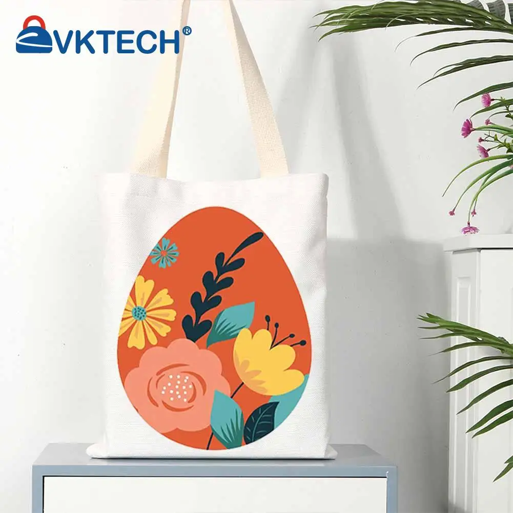 

Fashion Women Canvas Flower Pattern Shoulder Bag Female Casual Shopping Large Capacity Handbag Nylon Leisure Simple Women's Bags