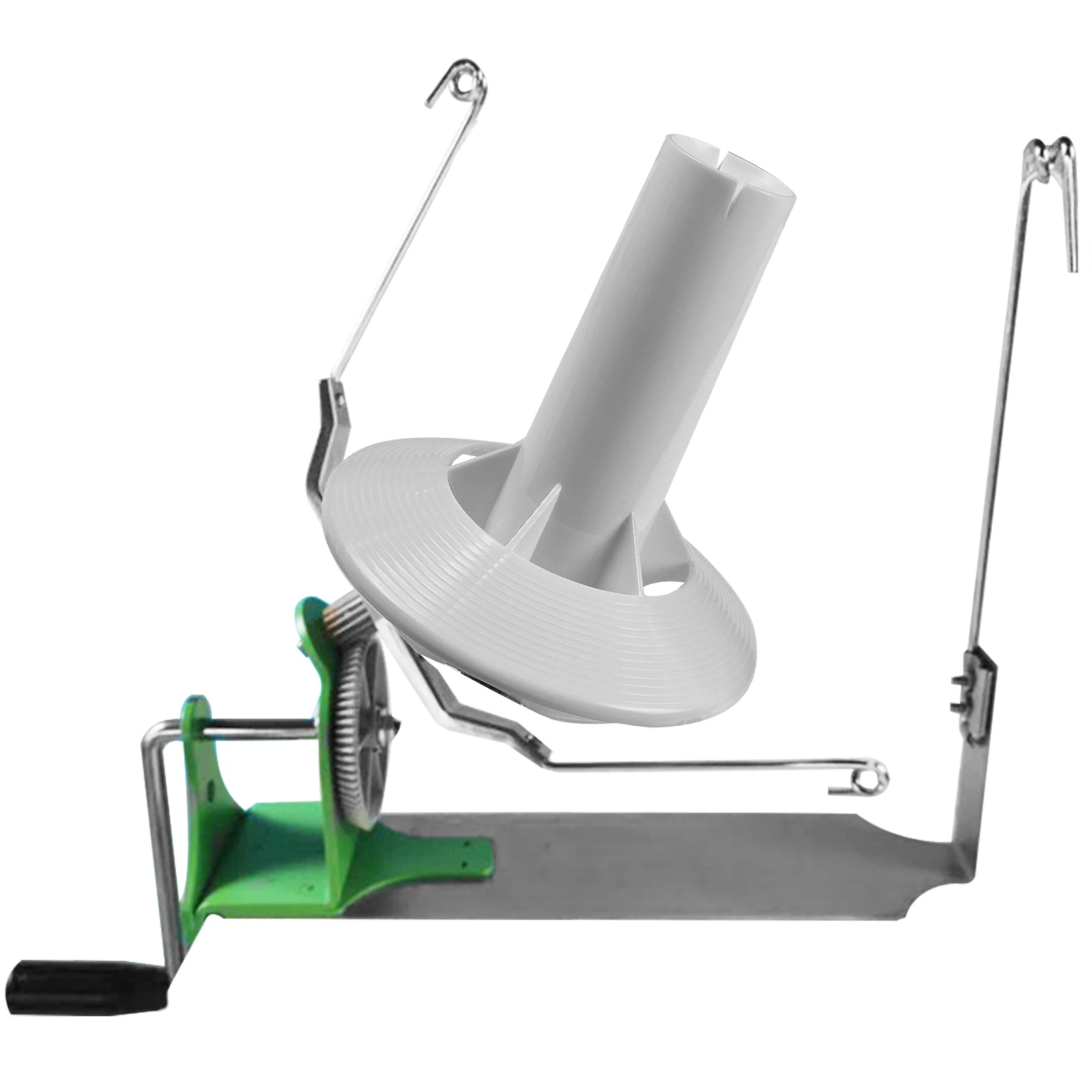 

Crocheting Beginner DIY Low Noise With Rocker Arm Manual Yarn Winder Easy Install Hand Operated Home For Knitting Large Capacity