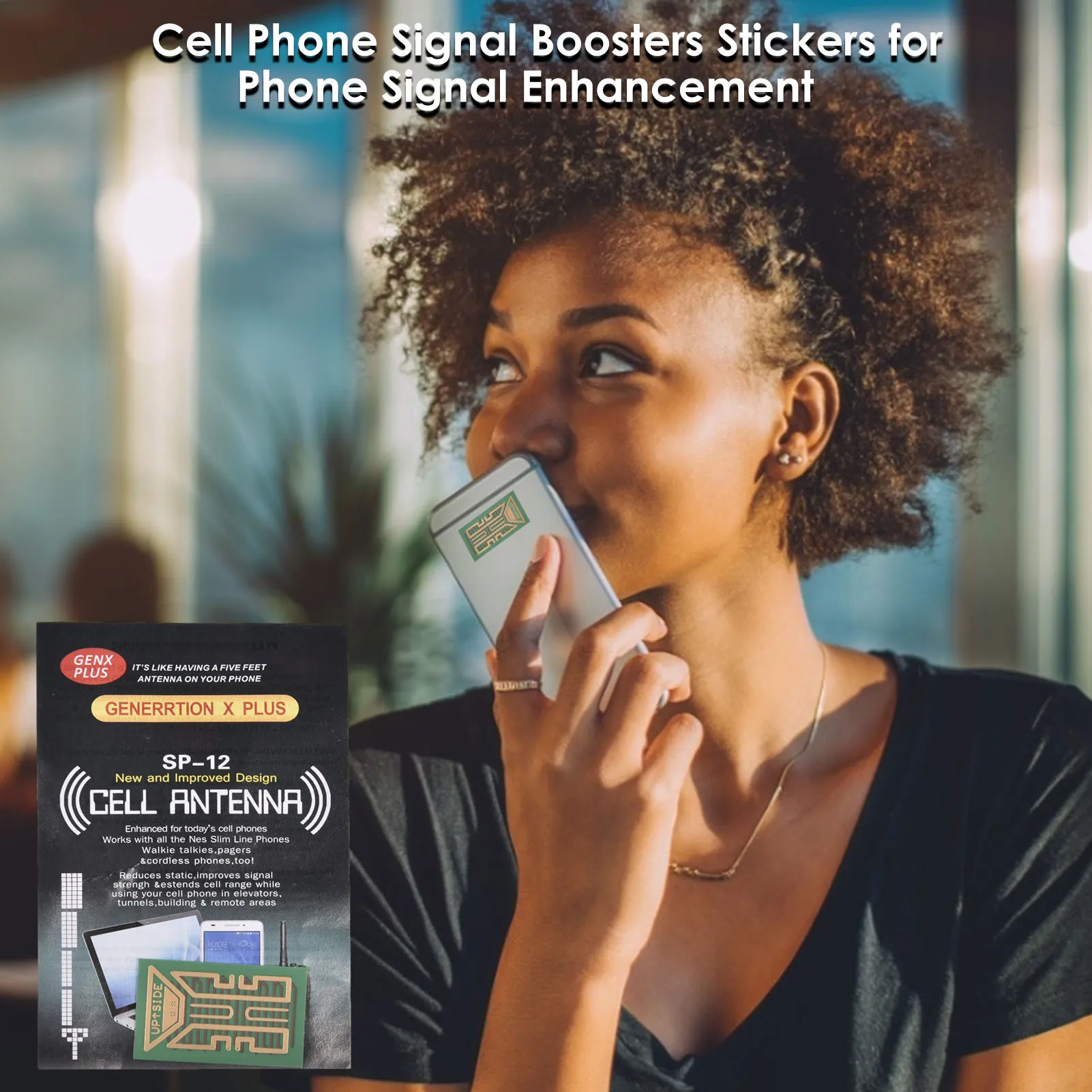 

SP-12 портативная антенна для кемпинга, усилитель, наклейка для усиления сигнала, усилитель сигнала для всех смартфонов