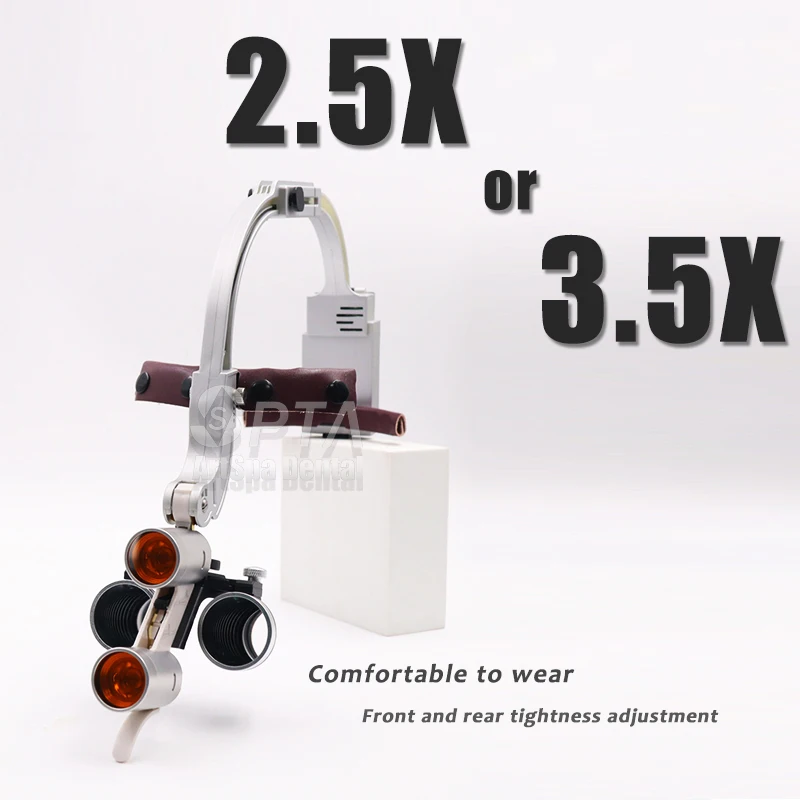 5 Вт Стоматологическая Операционная Лампа Бинокулярные Лупы 2 5x 3 Увеличение
