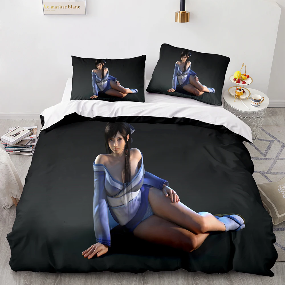

Sexy Bikini Girl Bikini Bedding Set Aldult Bedroom Decor Polyester Bed Linings 3PC Duvet Cover with Pillowcase