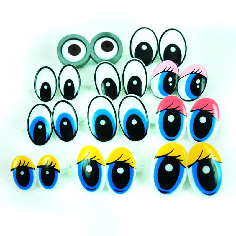 20Pcs New Design Cartoon Plastic Safety Toy Eye Handmade Accessories For DIY Plush Dolls Animal Puppet Making