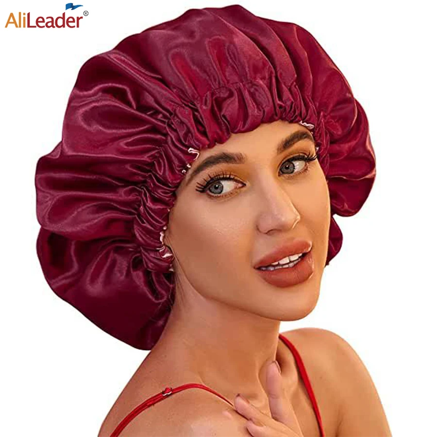 Double Layer Slik Night Sleep Cap 